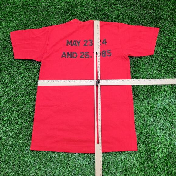 Vintage 1985 Grease Musical Rock Shirt Small 18x25 Crop USA - Picture 3 of 13